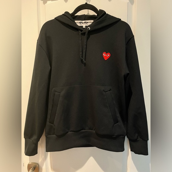 COMME DES GARÇONS PLAY Black Heart Hoodie - Picture 5 of 9